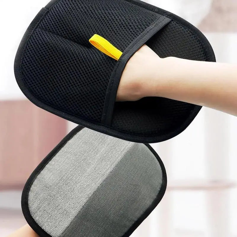 Pet Hair Removal Tool Reusable Static Removal Gloves Double-Sided Grooming Gloves for Pets Removes Pet Fur Hair for Carpets